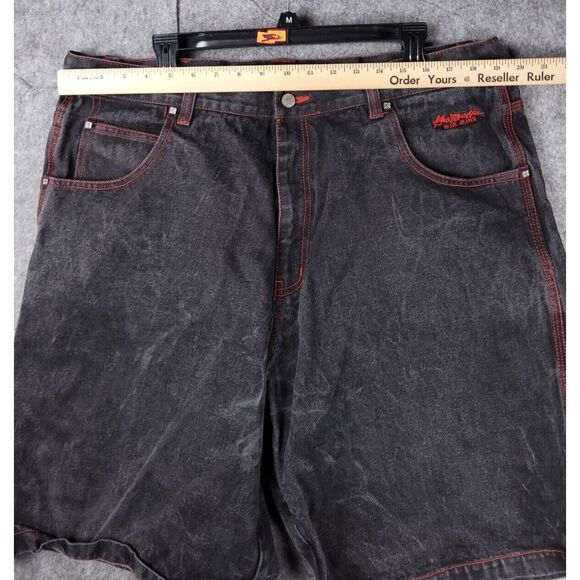 KNO-BETTA Baggy Jorts Jean Shorts Men's 38 (ACTUAL) Contrast Stitching 90's - Picture 5 of 8